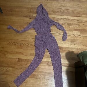 Women's Purple gym set